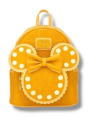 Loungefly Disney Minnie Mouse Pumpkin Pie Cinnamon Scented Mini Backpack - NWT
